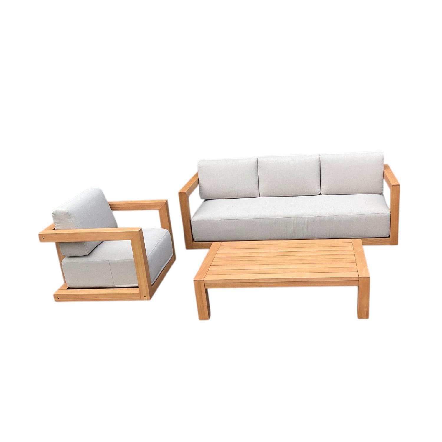Outdoor 3 Piece Lounge Setting