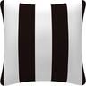 Outdoor Cushion 43cm Black Stripe