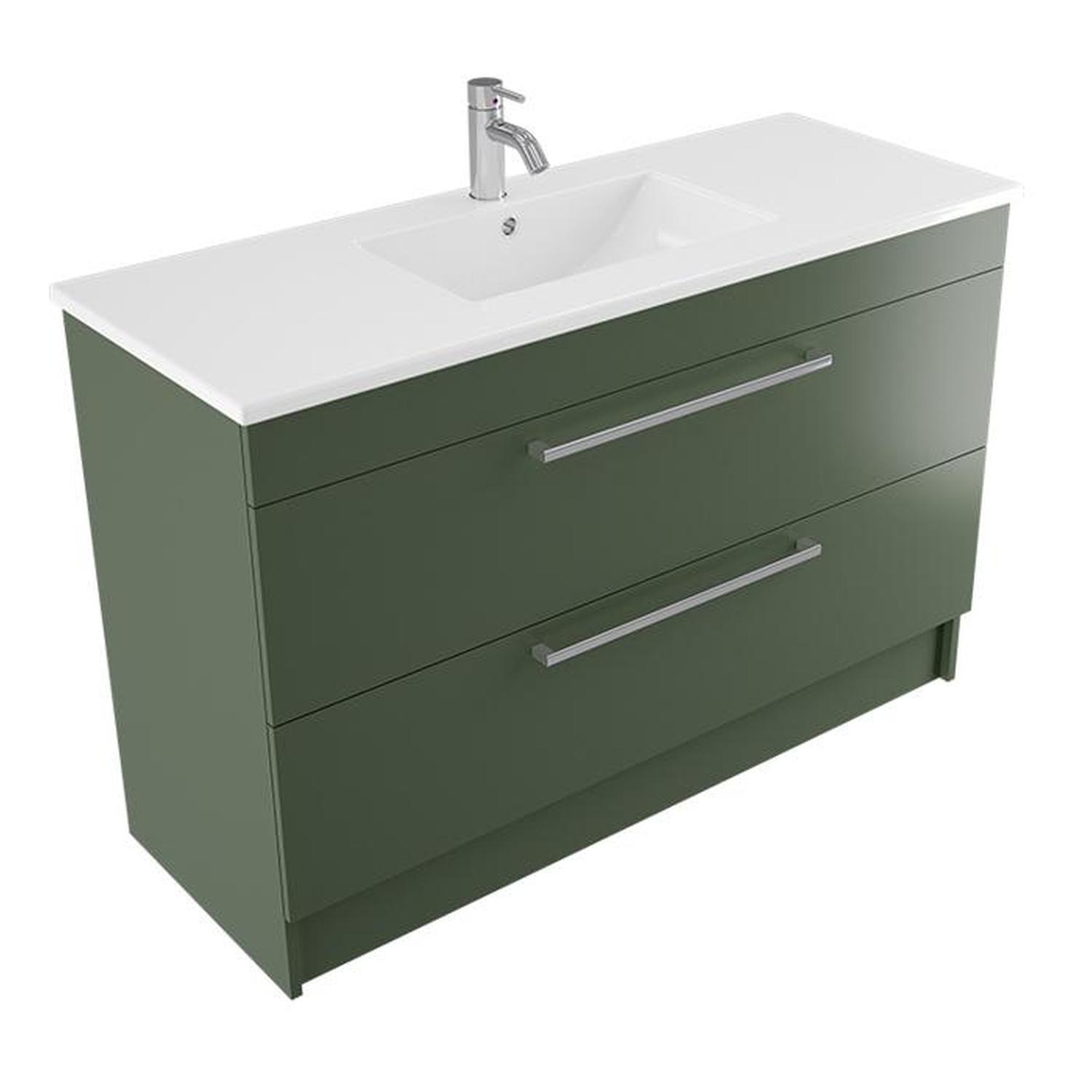 Calais Floor Vanity 1200mm Green Slate