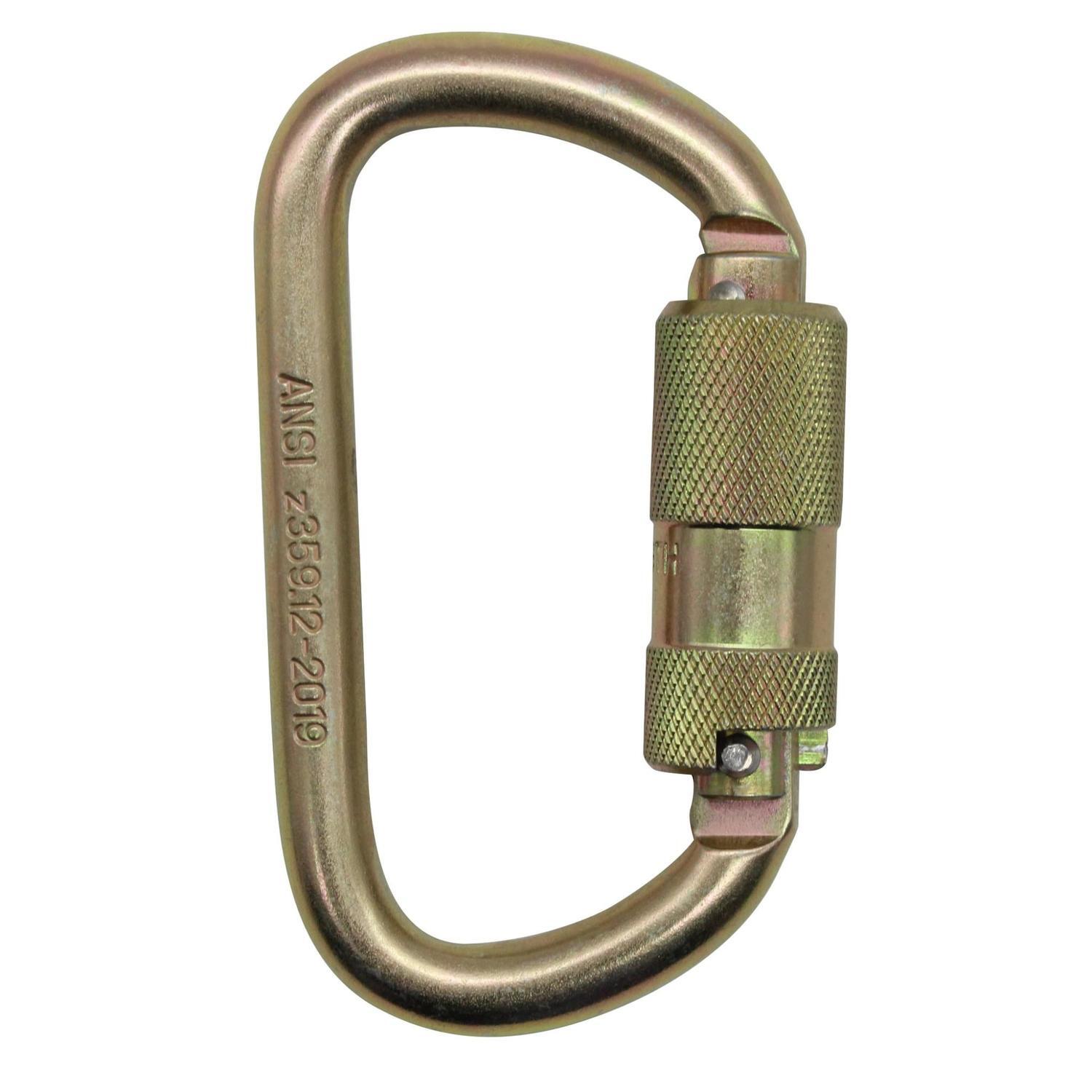 Steel Karabiner Oval Type 2 Pack