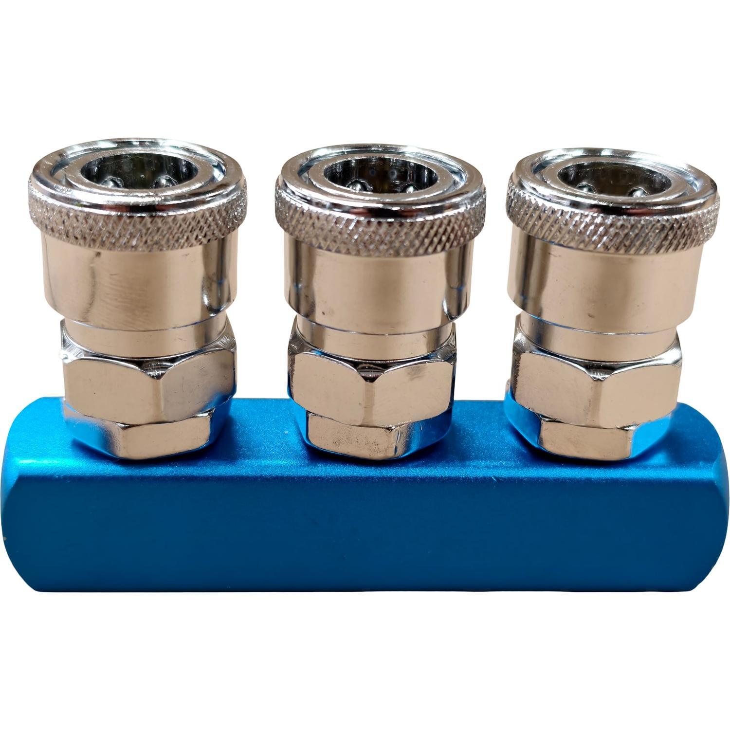 3 Way Quick Coupler Manifold