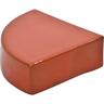 Glazed Round Pot Feet Orange