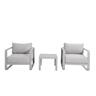 Outdoor 3 Piece Lounge Setting