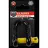 D Shackle  10mm Galvanised Black