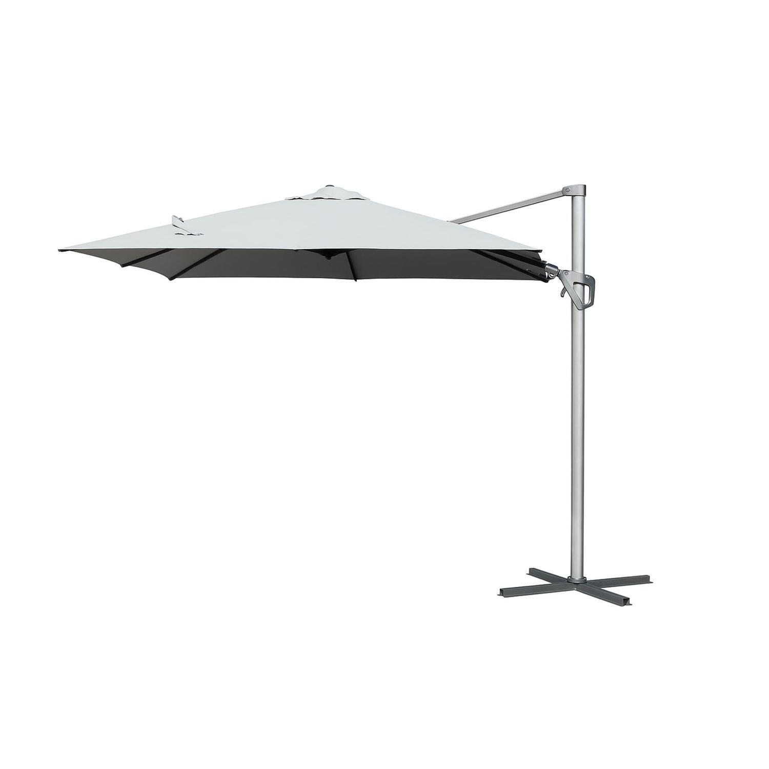 Cantilever Umbrella 3m Square Slate Grey