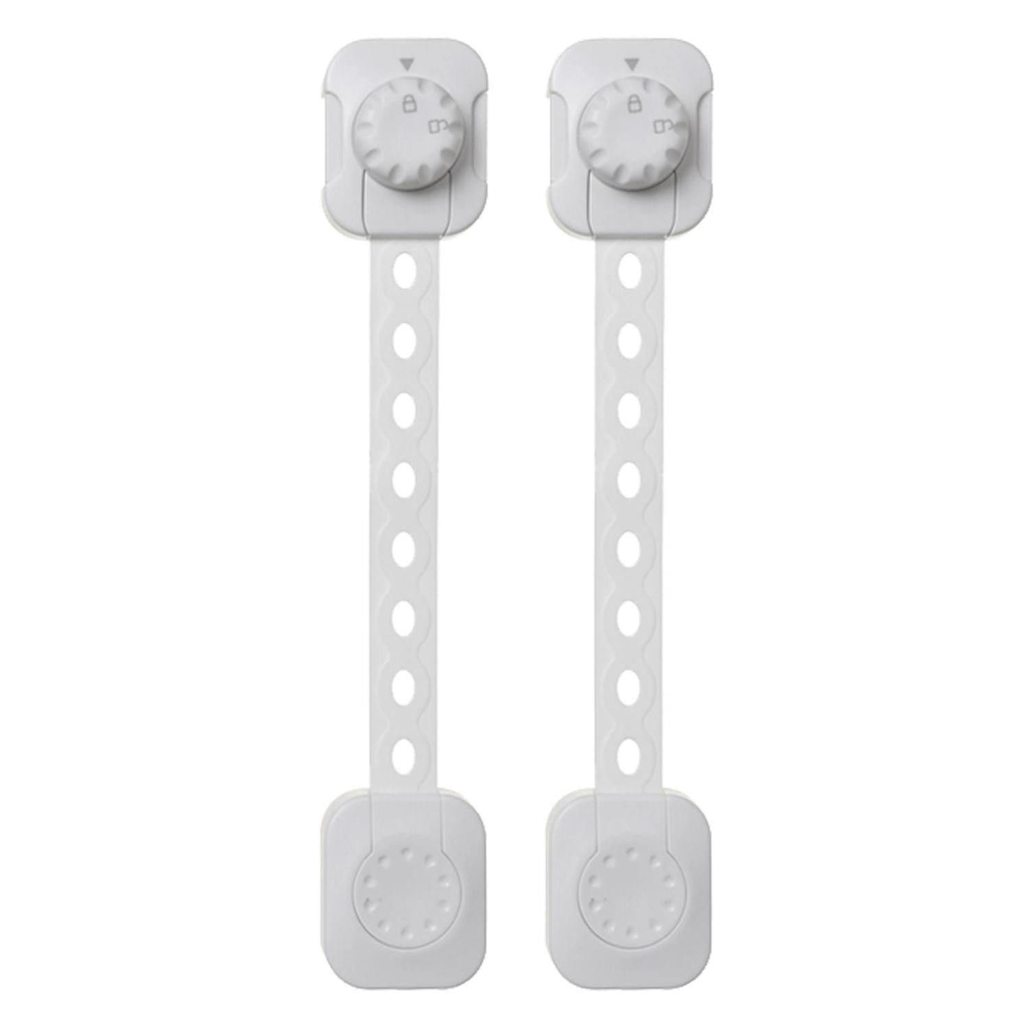 Twist 'N Lock Multi-Purpose Latch  2 Pack White