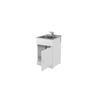 Single Cupboard Laundry Tub 555mm White
