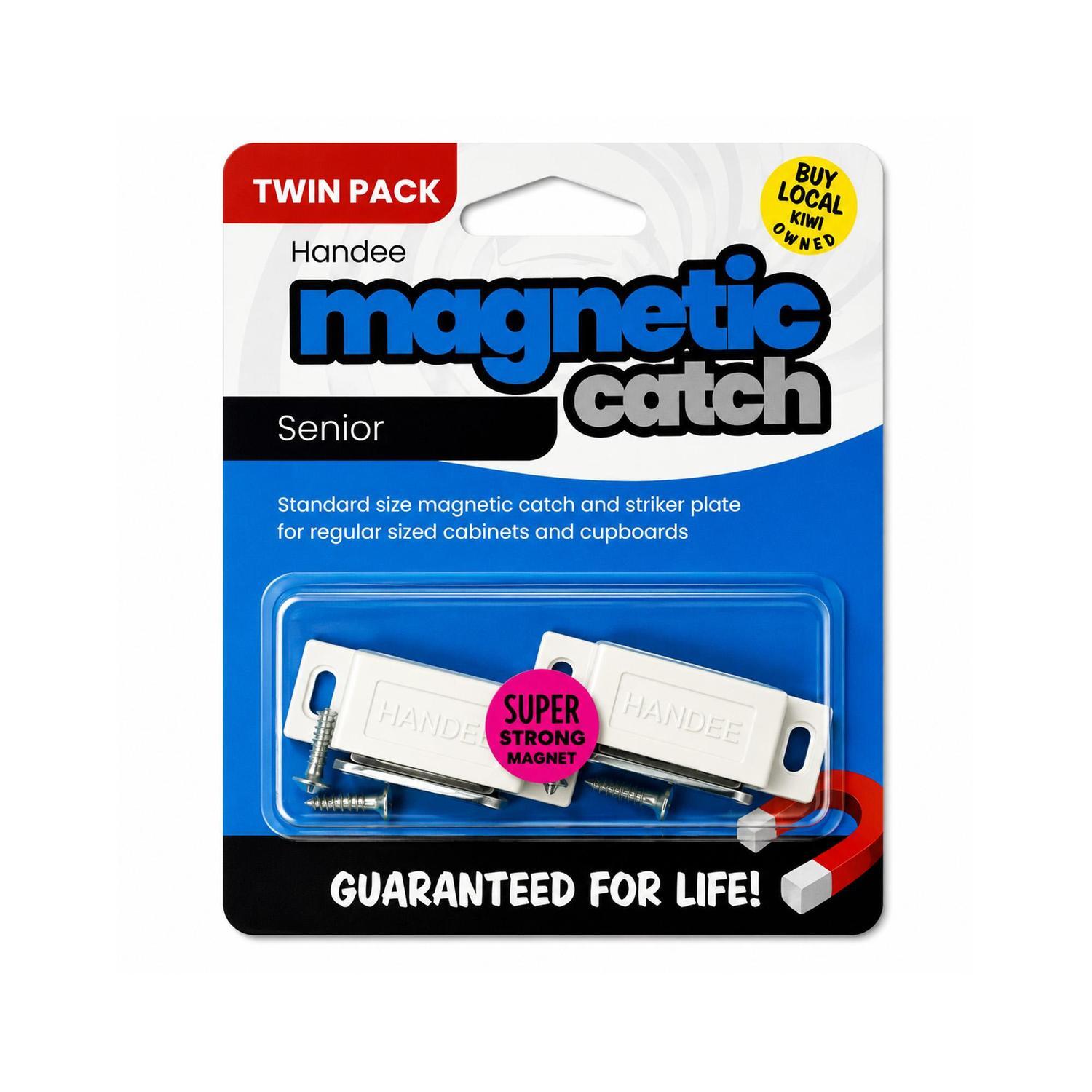 Twin Pack Magnetic Cupboard Catch