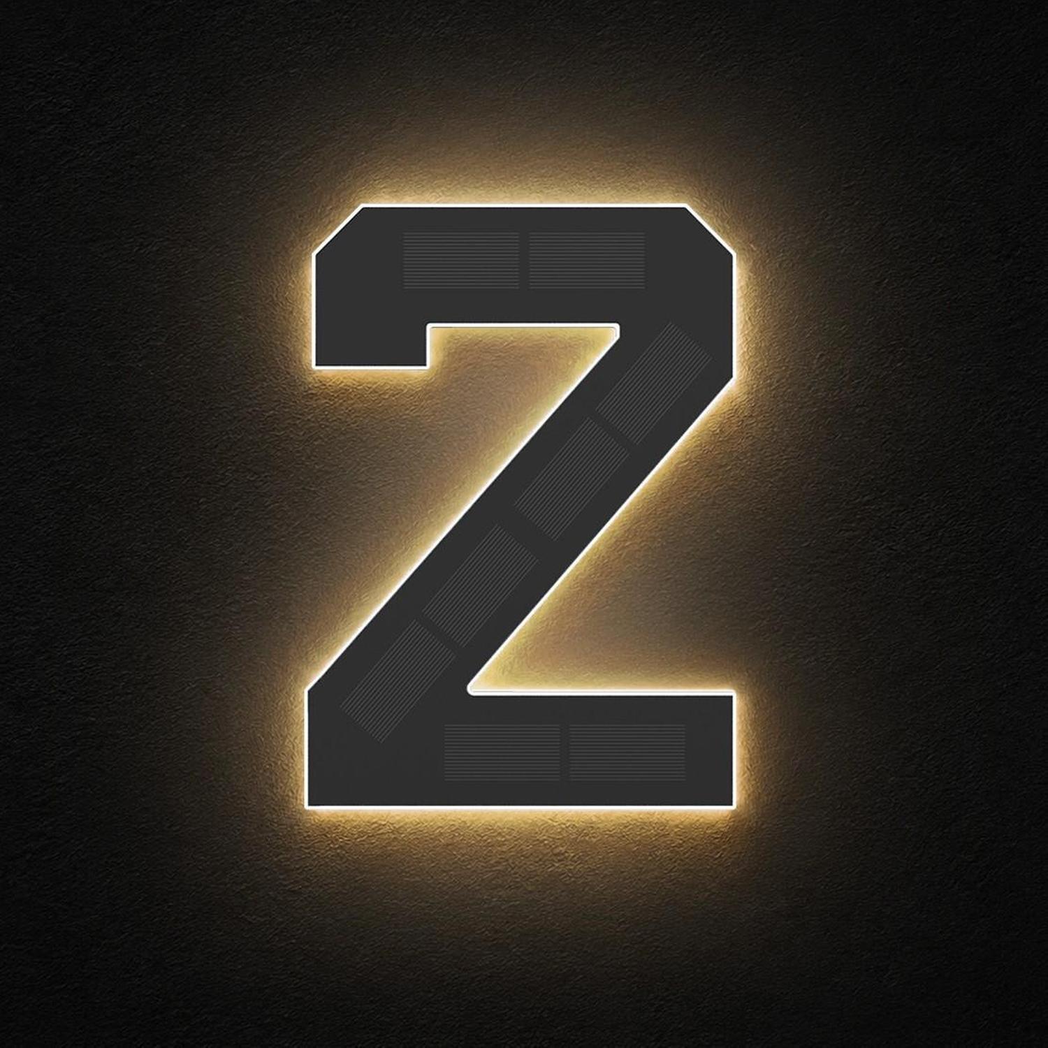 StreetGlo Solar Illuminated Number - Two