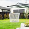 Round Mesh Peg Basket  White