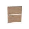 Floor Standing Vanity Cabinet Handleless Drawer Front Set 600mm French Oak