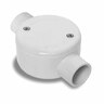 Conduit Junction Box Circular 2 Way 25mm Grey