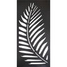 SmartScreen Fern Decorative Screen 600 x 1200mm Black Black