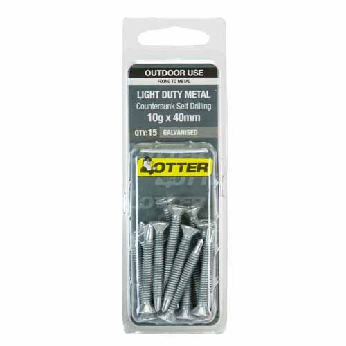 Light Duty Metal Screws