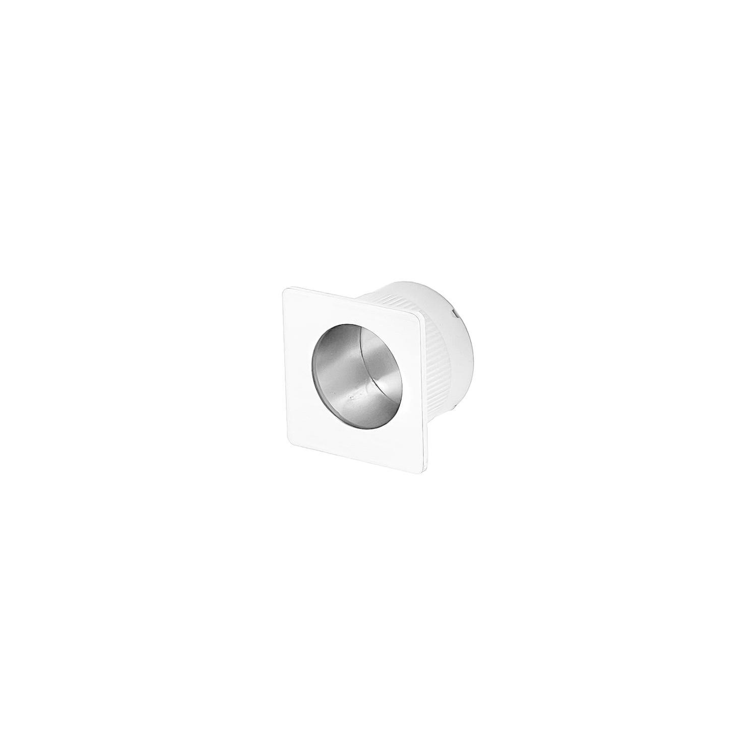 CAVITY SLIDER SQAURE FINGER PULL WHITE FINISH