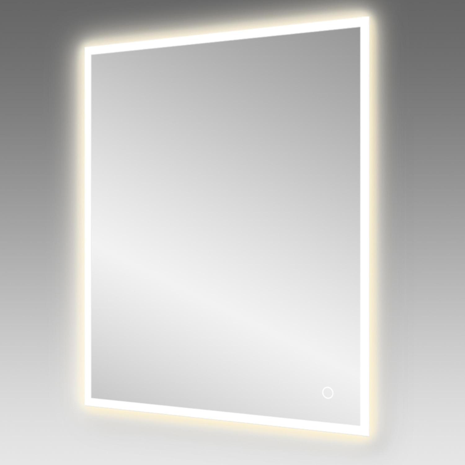 Front and Backlit LED Mirror with Demister 900 x 750mm