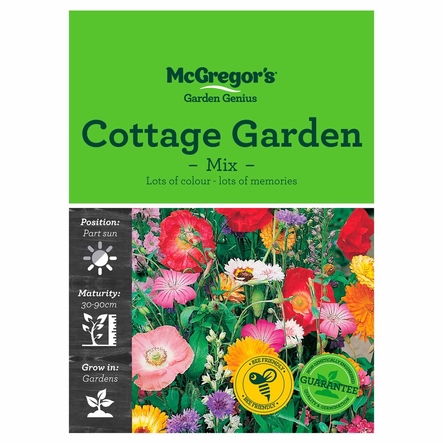 Cottage Garden Mix  Flower Seed