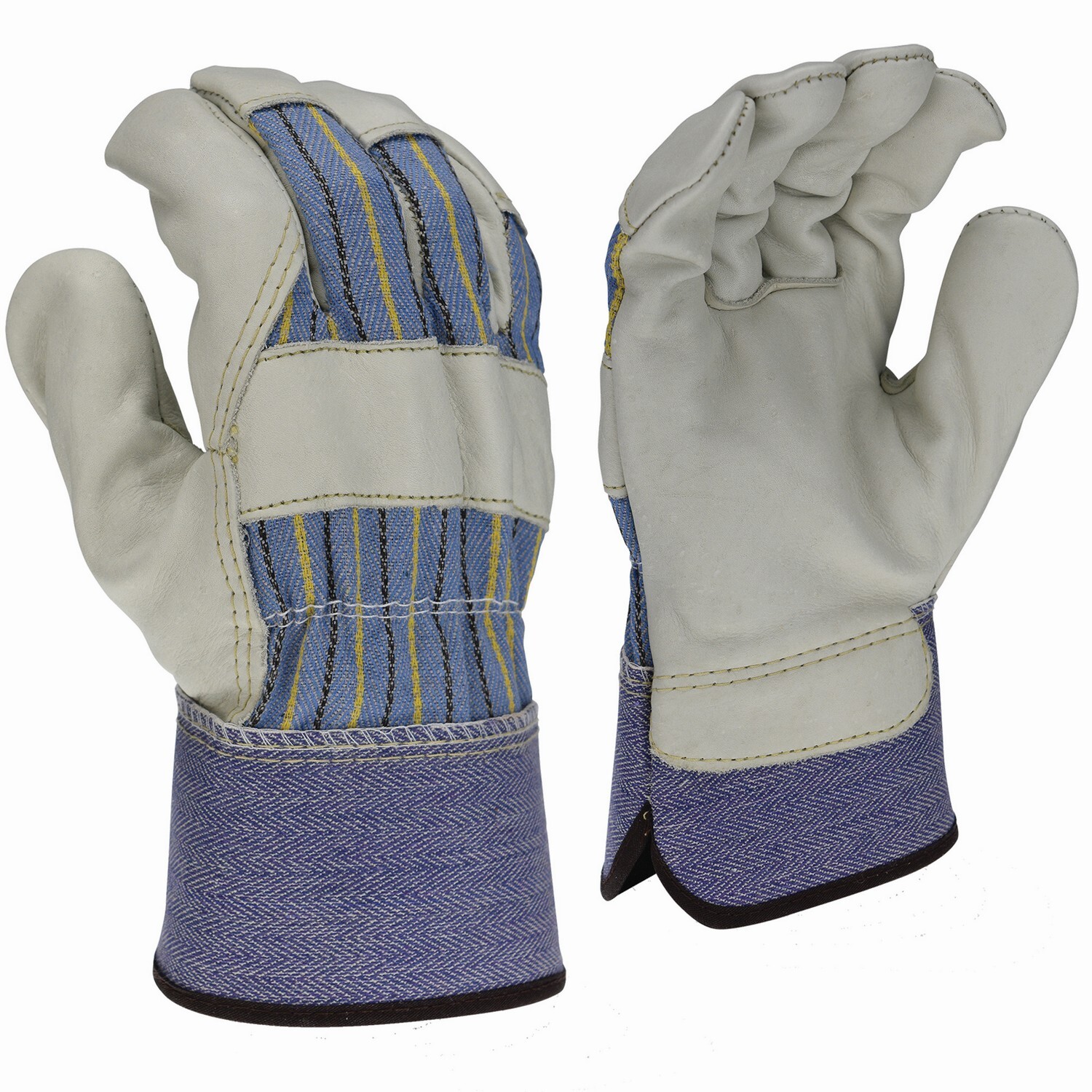 Cowhide Leather Driver Work Gloves