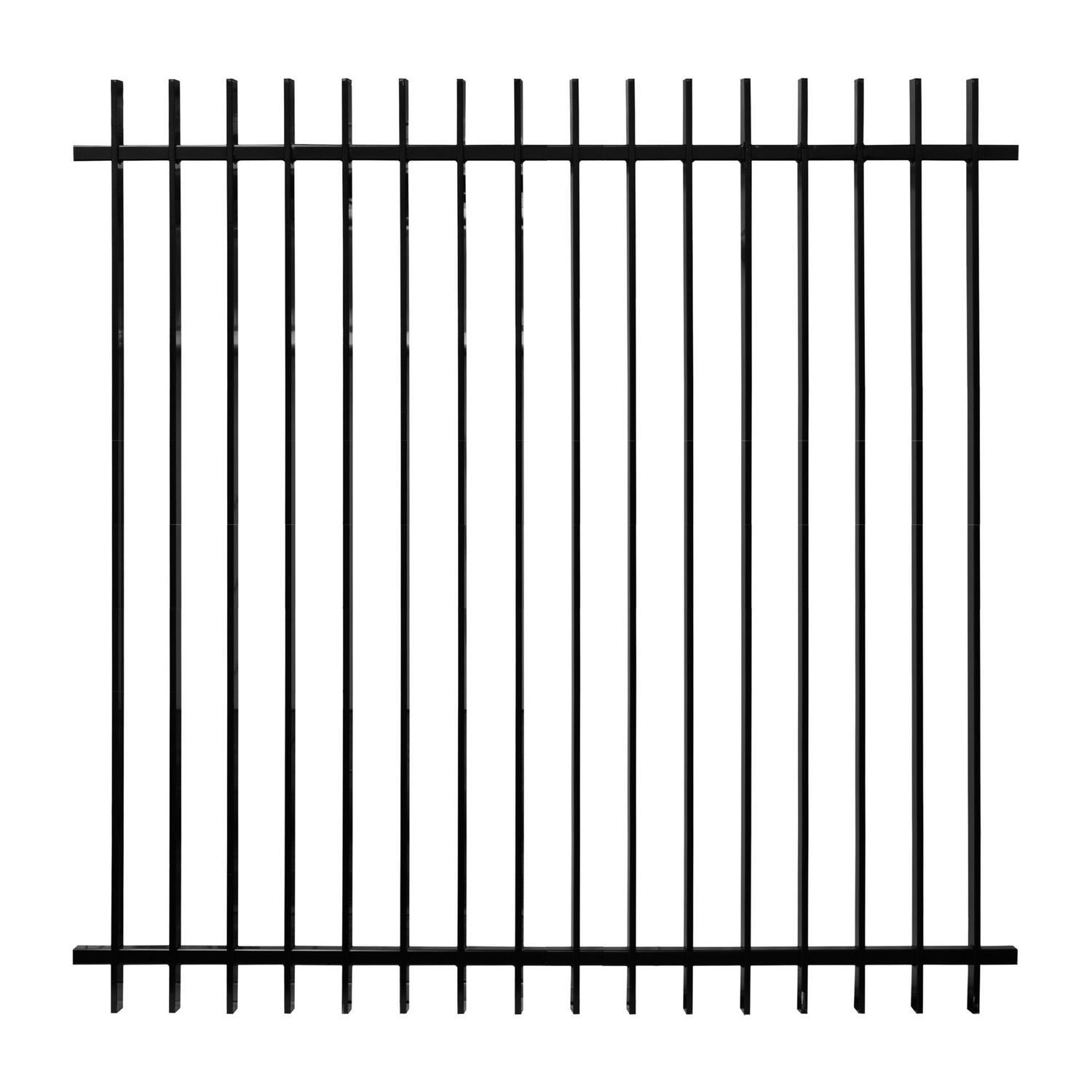 Aluminium Inline Series Fence Panel W:1500mm, H:1750mm, D:50mm