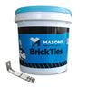 BrickTie H: 37mm, L: 135mm, W: 22mm Silver