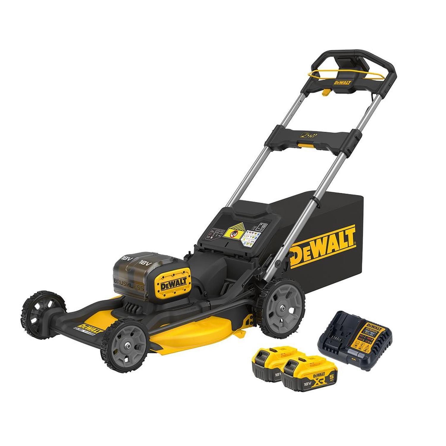 18V XR 530mm (21 Inch) Push Mower Kit 5.0Ah