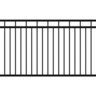 Mansion Fence Panel H:1200mm, W:2250mm Black