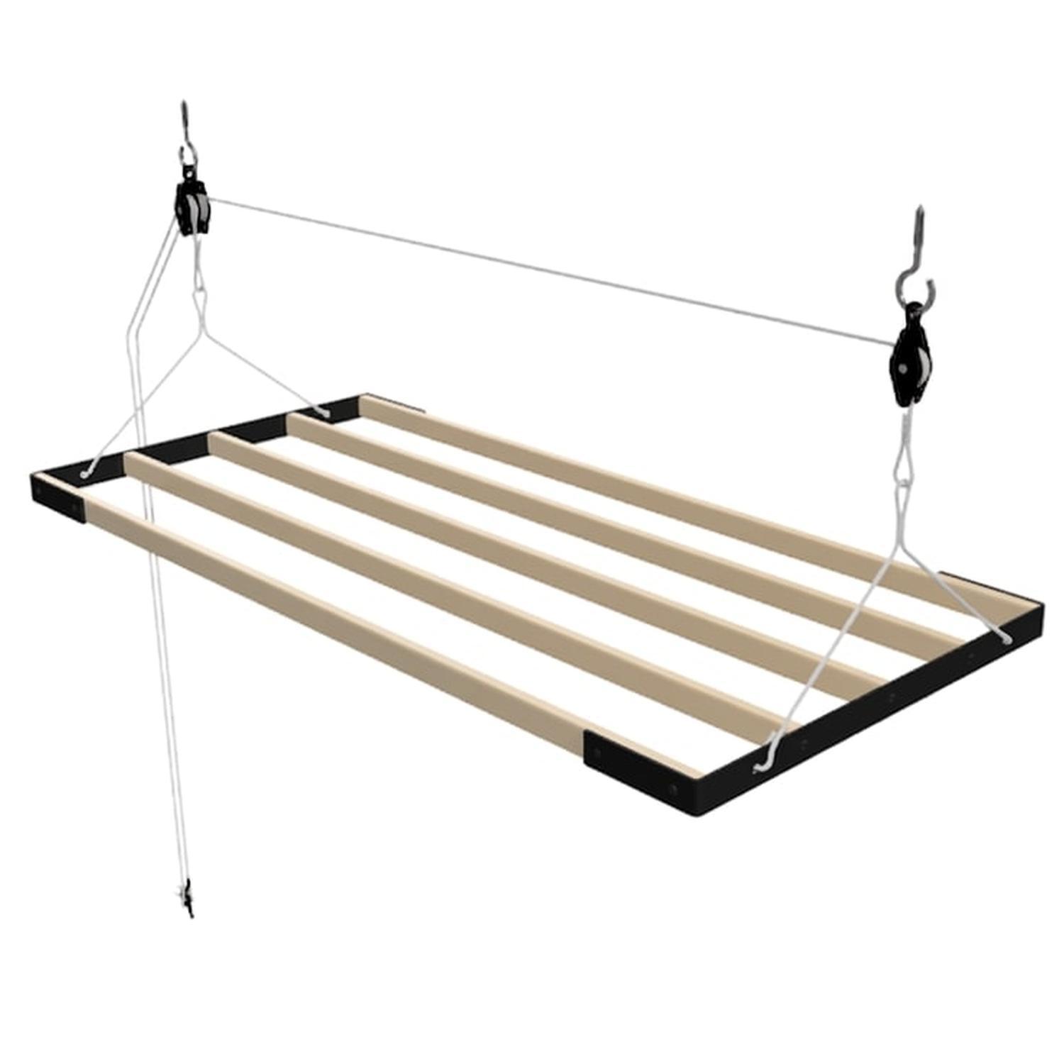 SwiftDry Loft Pulley Airer Black 1.2m