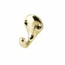 Hat & Coat Hook 93mm Brass Finish