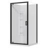 Urban 2 Sided Corner Mould Acrylic Shower 1000 x 1000 x 2015mm Black