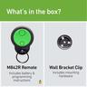 Two Button Keyring Garage Remote  Green