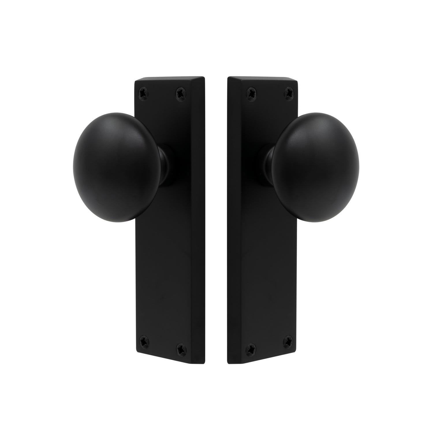 Sutton Square Longplate Blank Matte Black