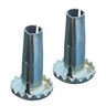 Socket Fitting for Castors 30 x 10mm Zinc Plated