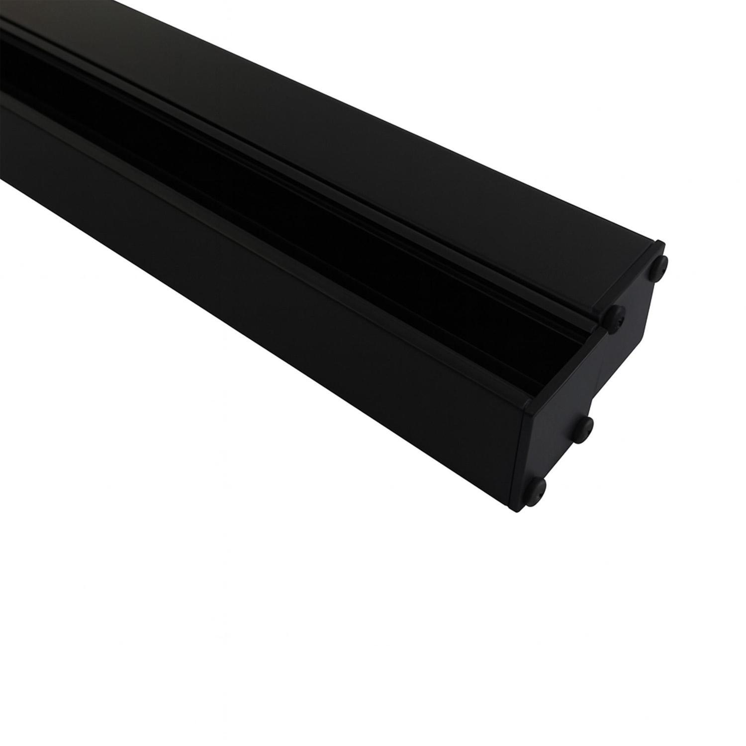 Xpress Fence Side Frame Set  1800mm  2 Piece Satin Black
