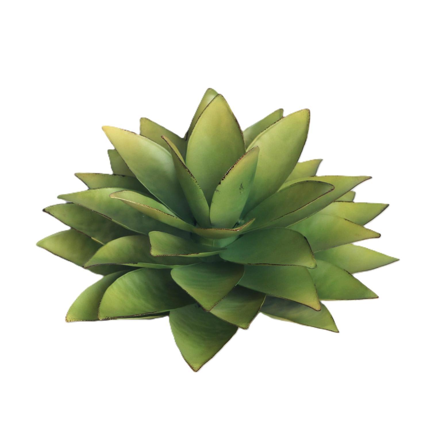 Metal Succulent Medium 280mm Green