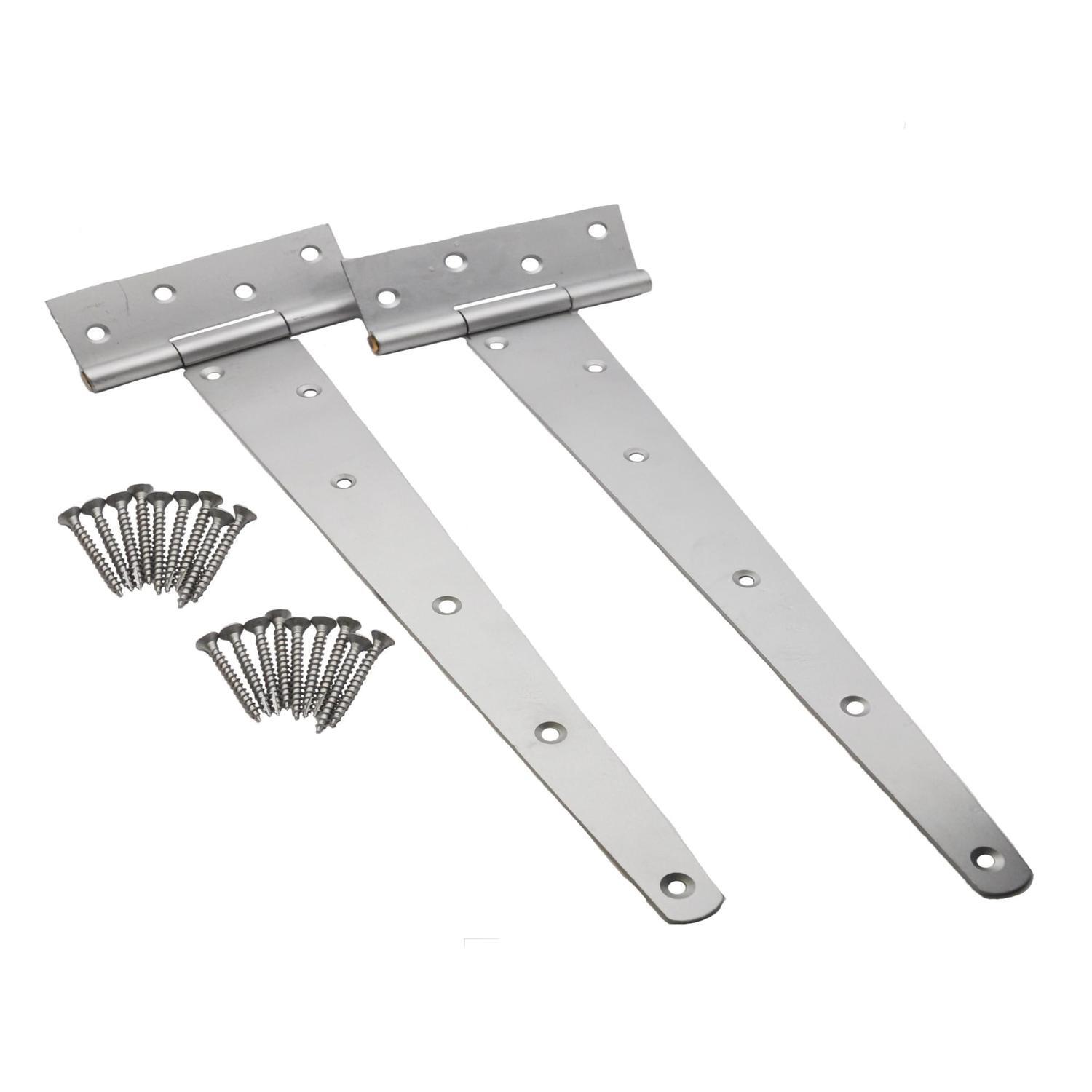 Tee Hinge with Narrow Brass Pin