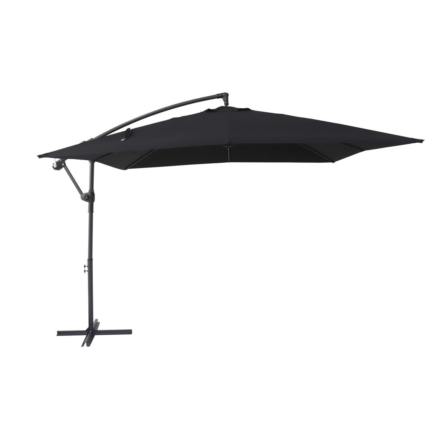 Cantilever Umbrella Square 3m Hanging Black