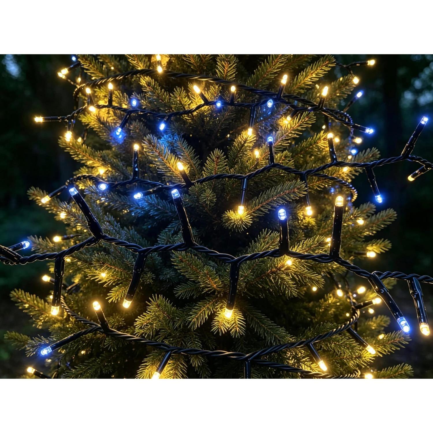 Cluster Lights 6m Mix Warm White and Cool White