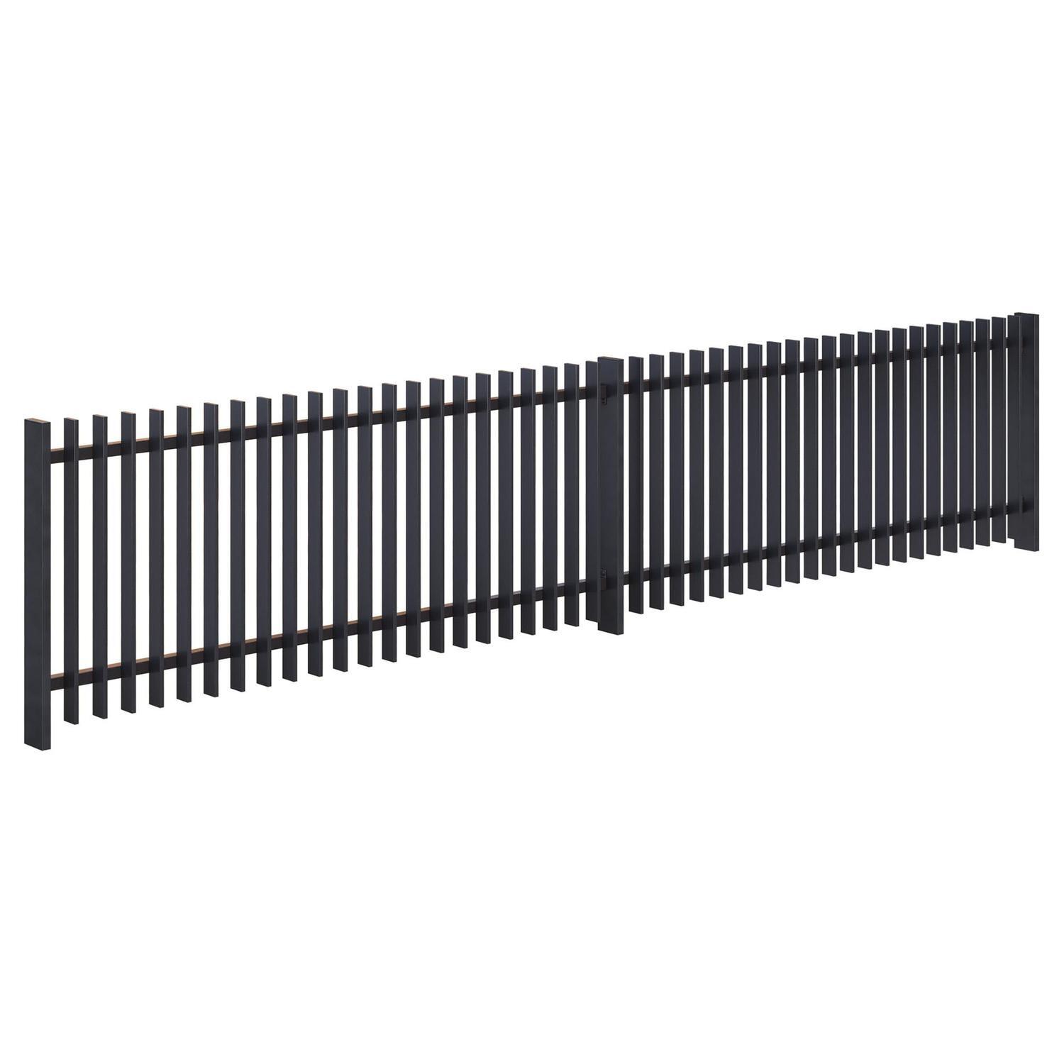Vertex Fence Panel H: 950mm W: 2400mm Black