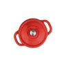 Casserole Dish Cast Iron Enamel 100mm Red