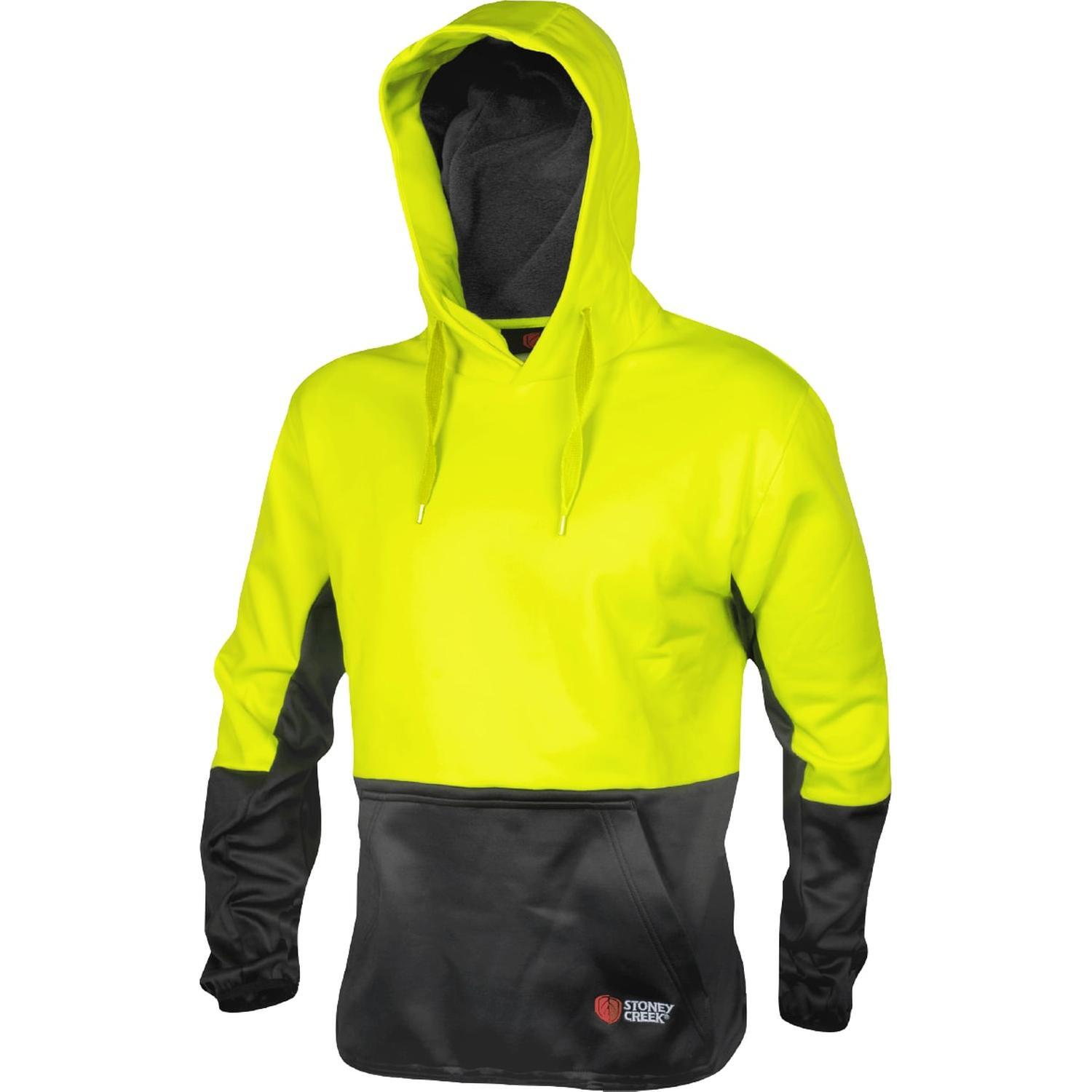 Hoodie L Yellow/Black