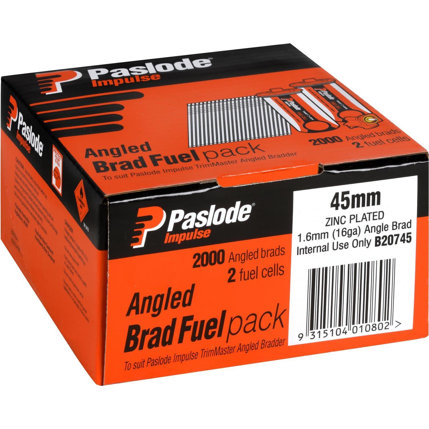 Angle Brads with Fuel Cells