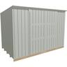 Shed H:1830mm, W:3030mm, D:1830mm Alu-Zinc