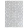 Matakana 200x280 Geometric Blue Outdoor Rug