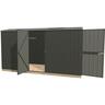 Shed H:1830mm, W:3770mm, D:1530mm Assorted Colours