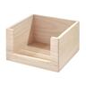 Open Front Stacking Pantry Bin W: 254mm, D: 254mm, H: 152mm Sand