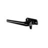 Window Handle High Profile Left-Hand Face Fix 80mm Black