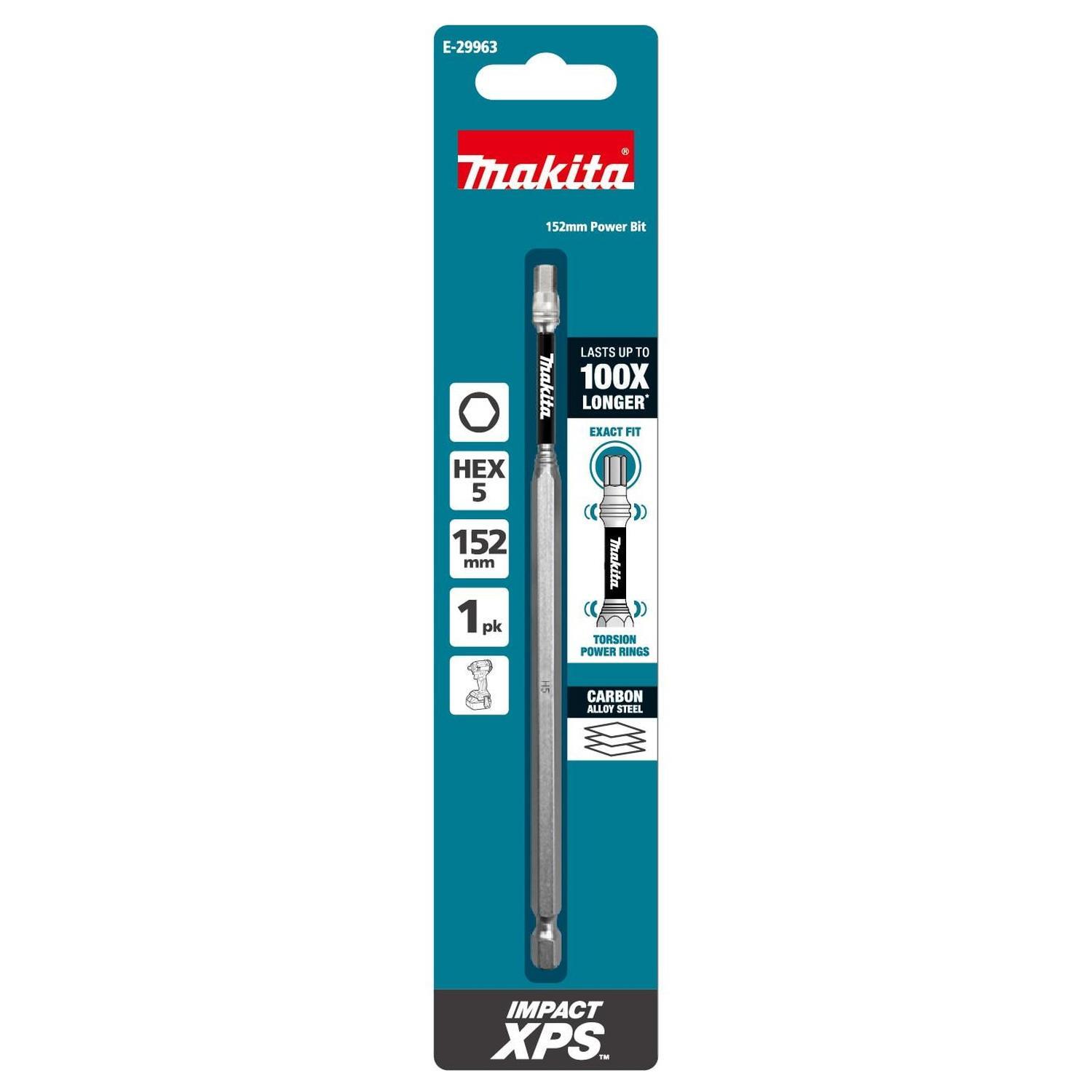 Impact Hex 5 Power Bit  150mm