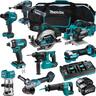 Cordless XGT Brushless 10 Piece Combo Kit 40 Volt Teal