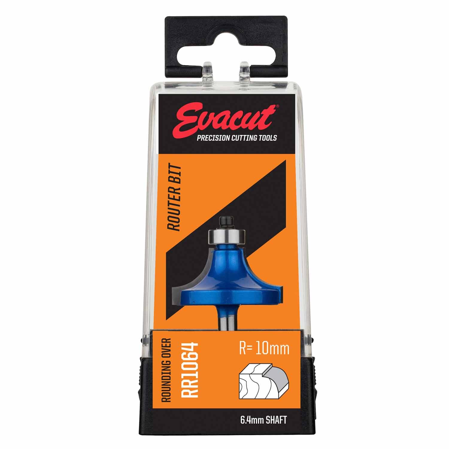 Router Bit Rounding Over Shank: 6.4mm