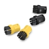 Karcher Round Brush Set 200 x 125 x 30mm Black & Yellow
